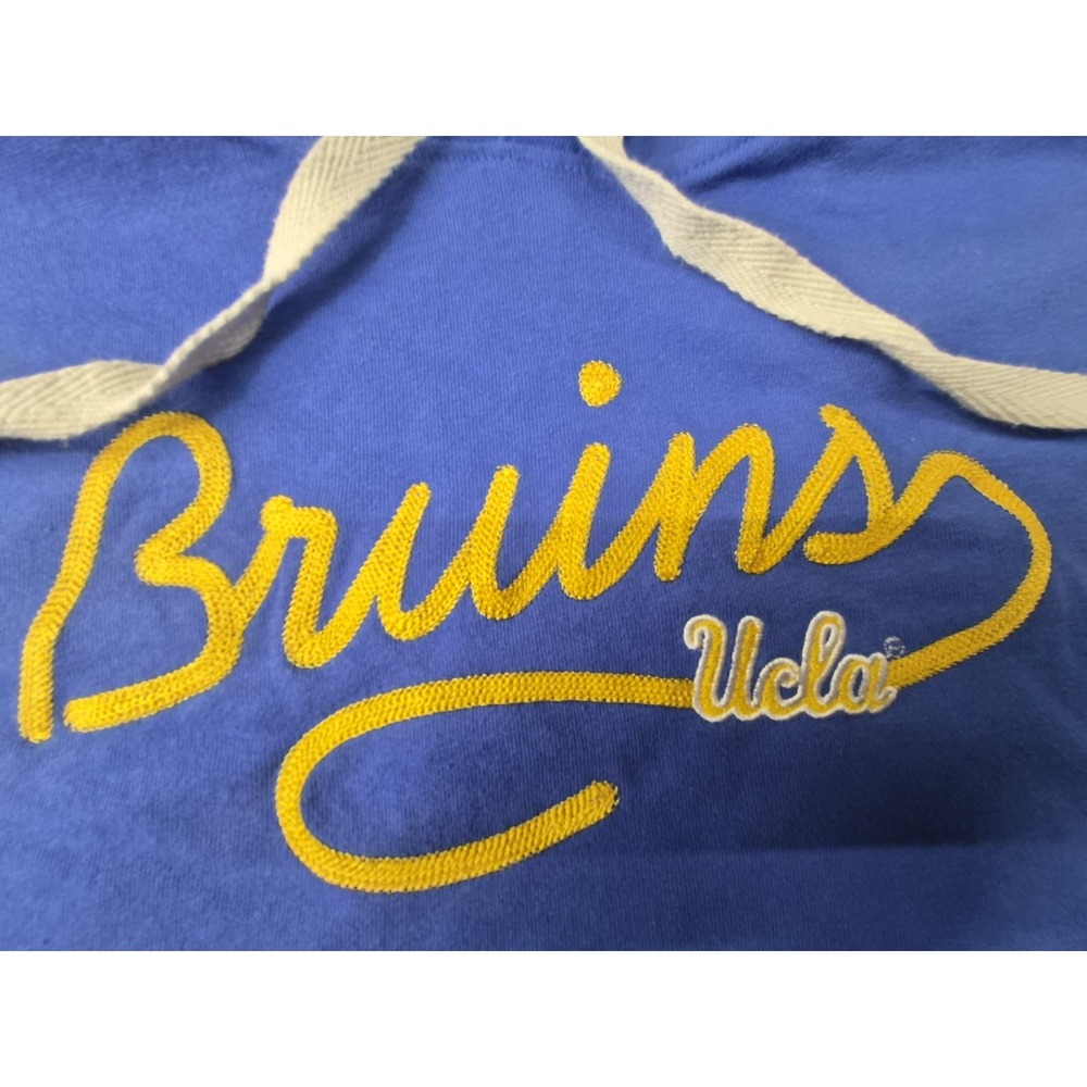 Champion UCLA Bruins Script Embroidered Hoodie Sweatshirt Blue Men's Size Medium